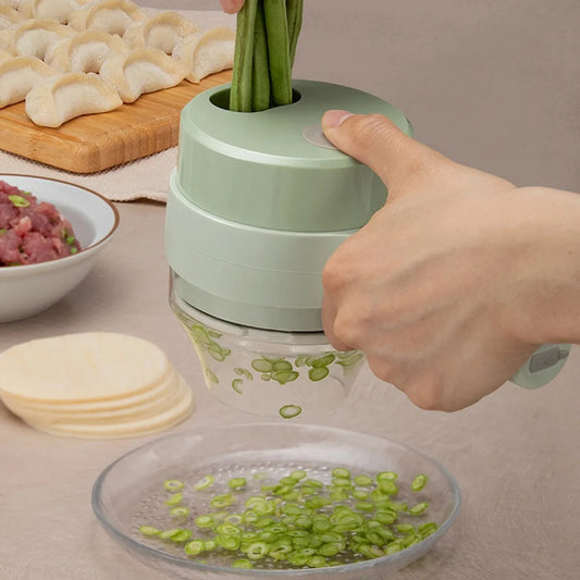 4 In 1 Electric Vegetable Cutter