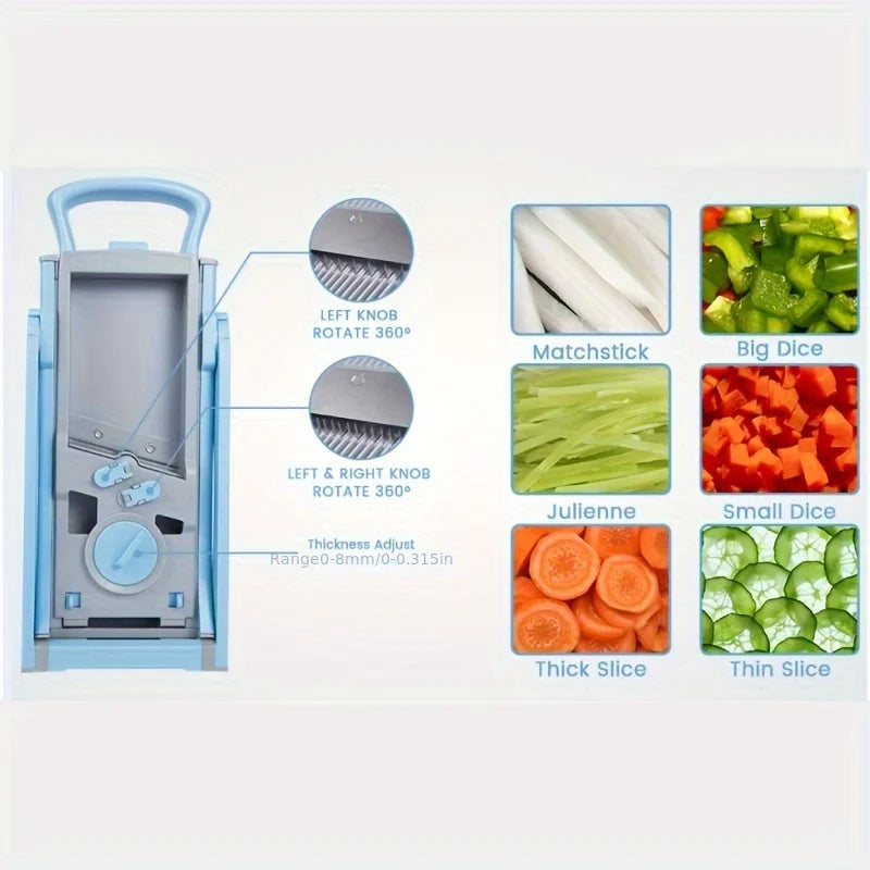 Adjustable Height Vegetable Food Chopper