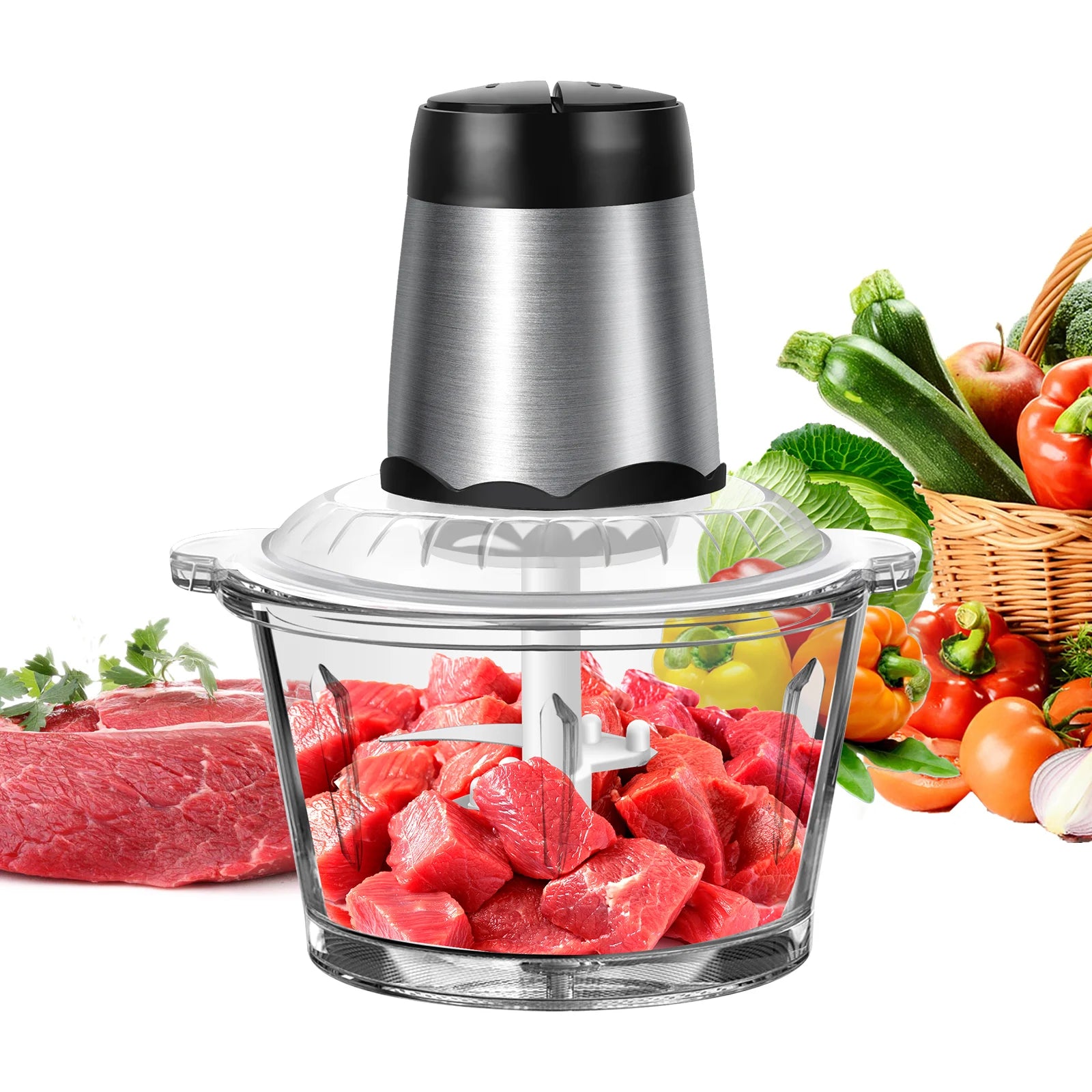 Electric Food Meat & Vegetable Grinder
