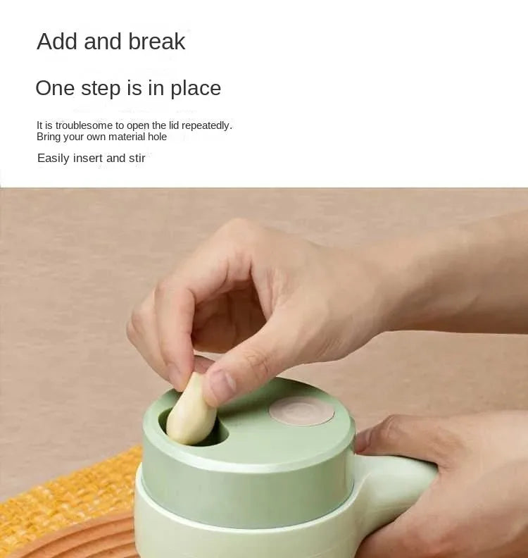 4 In 1  Electric Vegetable Cutter