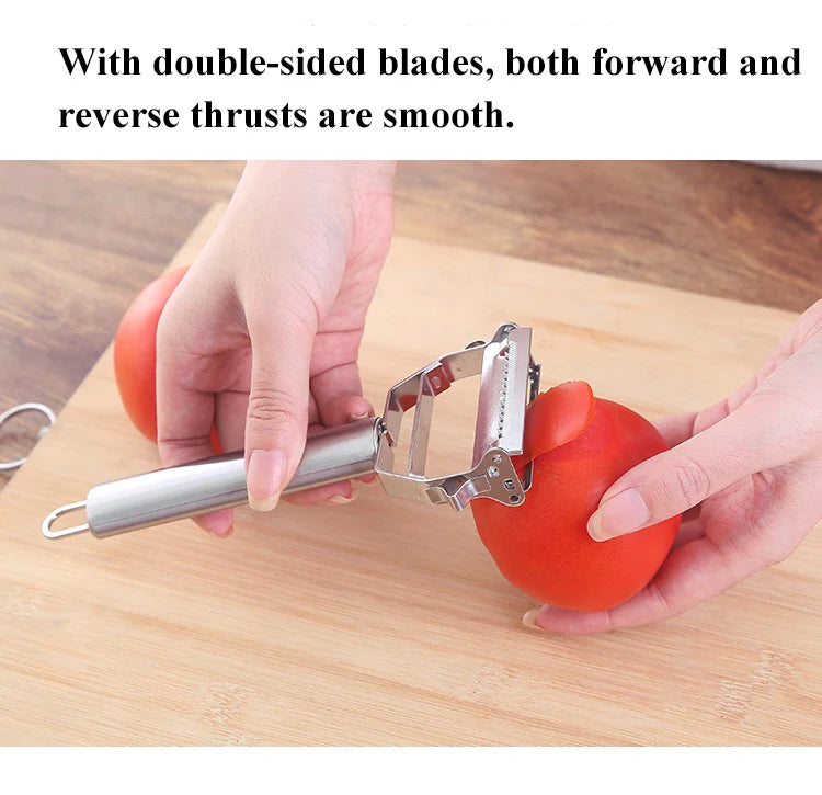 Multi-functional Stainless Steel Food Peeler
