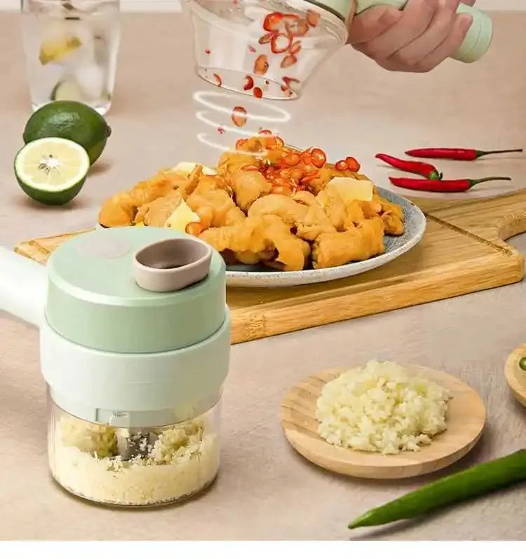 4 In 1  Electric Vegetable Cutter