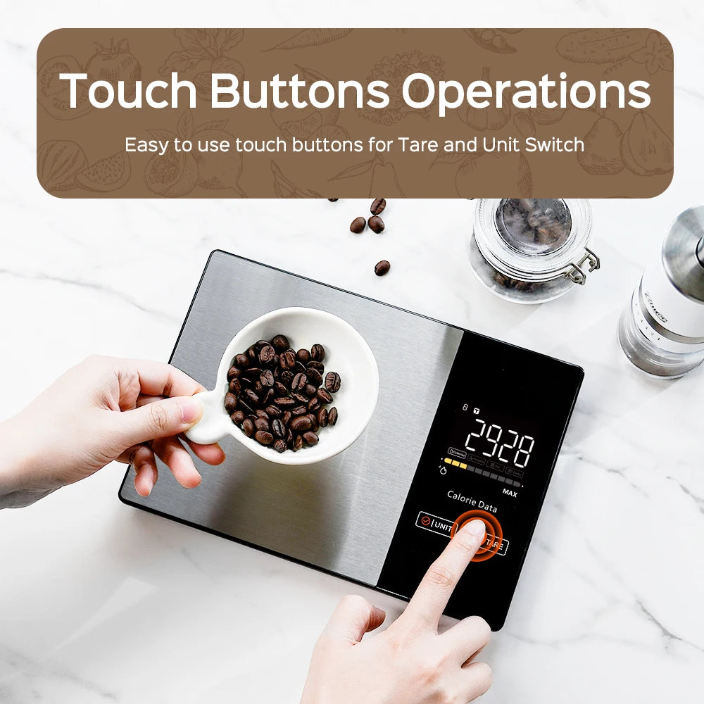Food Weighing Scale With Nutritional Calculator