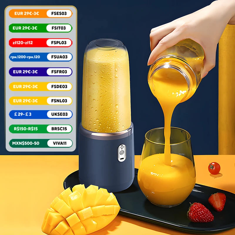 Portable USB Powered Electric Food Juicer