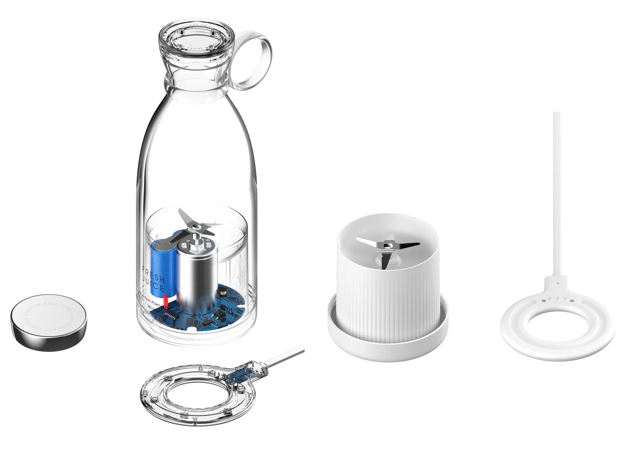 Electric Portable Rechargeable Wireless Juicer