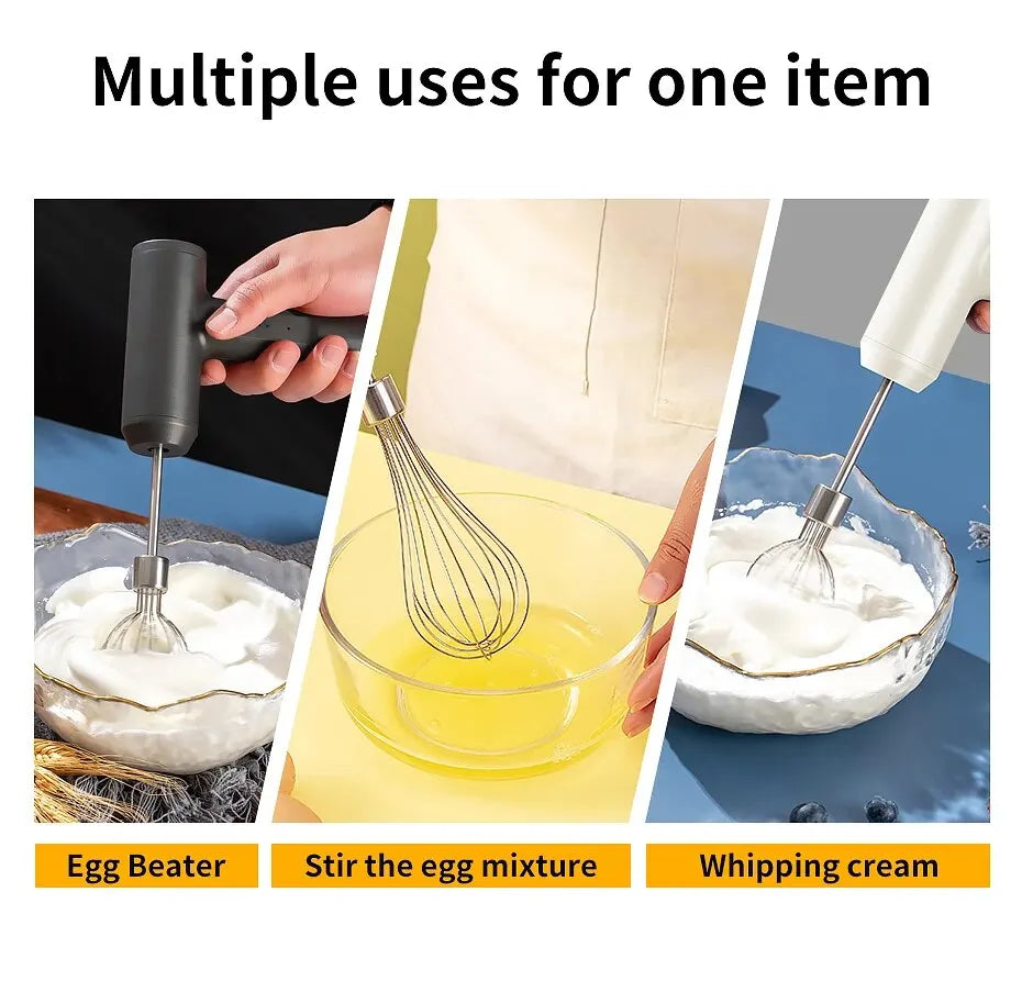 Portable Wireless Electric Food Mixer