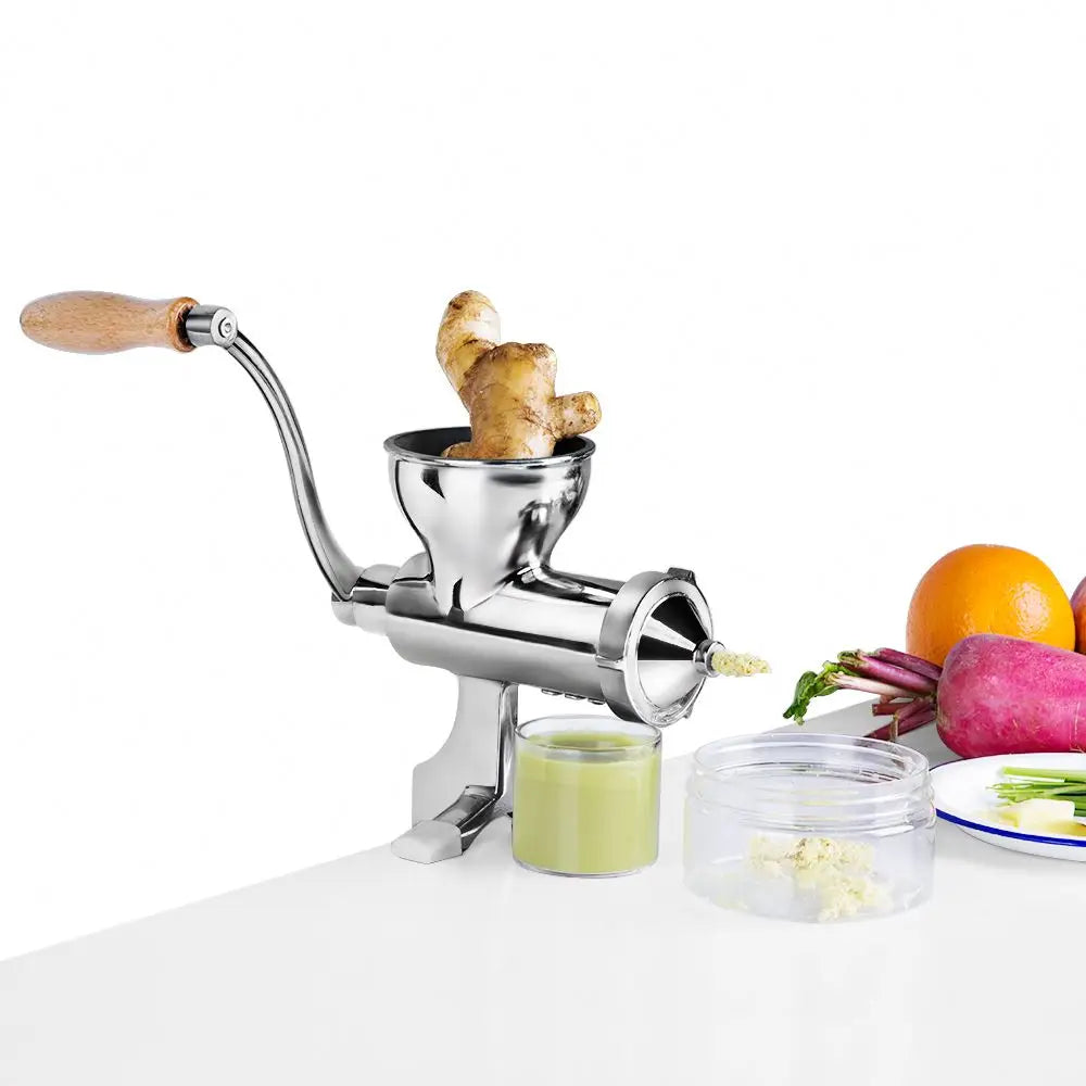 Stainless Steel Manual Wheatgrass Hand Fruit Juicer