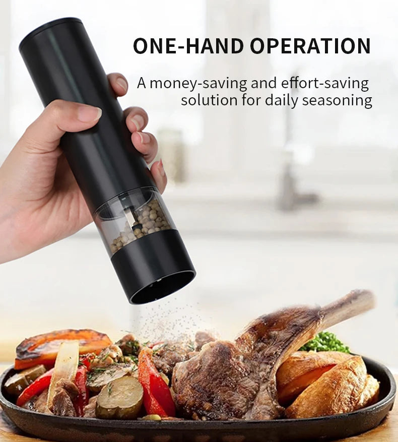 Rechargeable Electric Salt & Pepper Grinder
