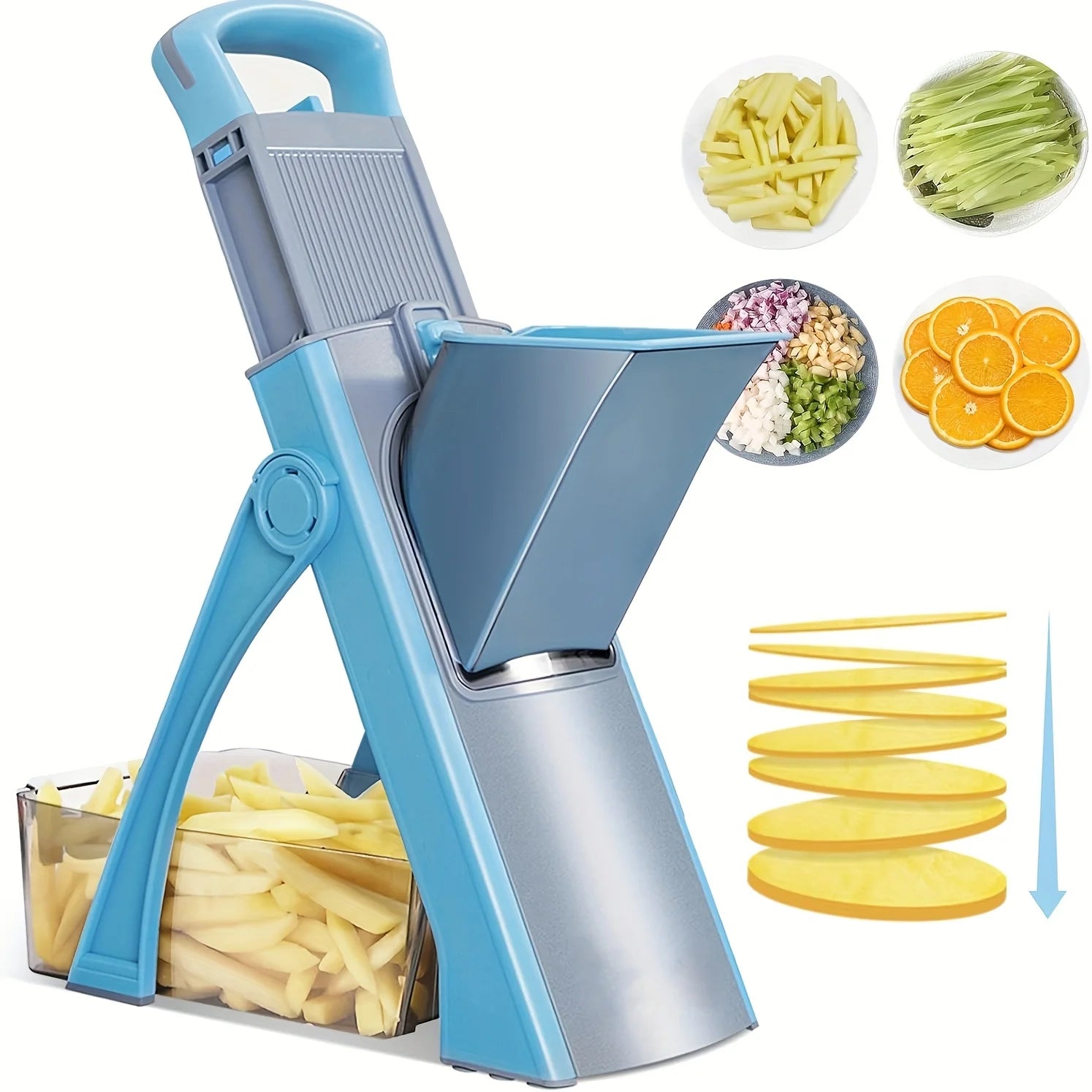Adjustable Height Vegetable Food Chopper