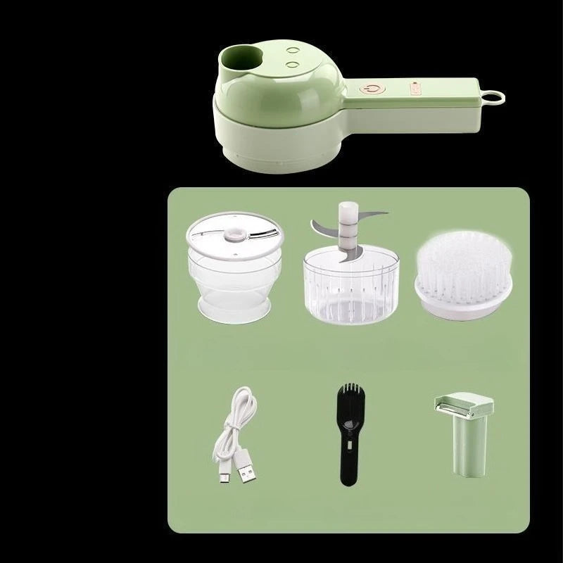 4 In 1 Electric Vegetable Cutter