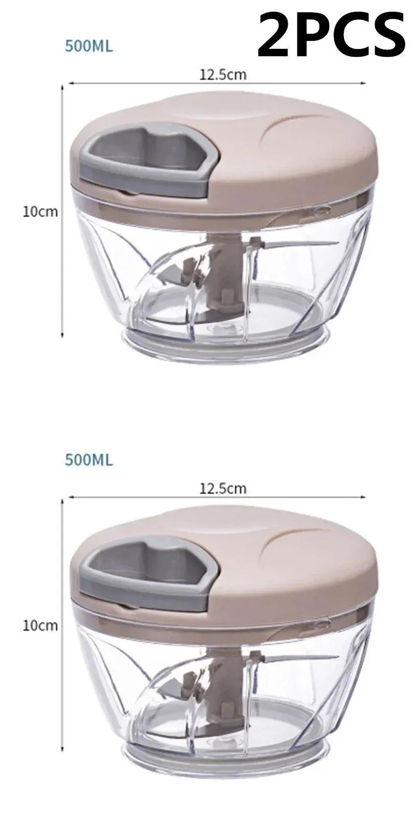 Garlic Chopper Manual Rotate Vegetable Cutter