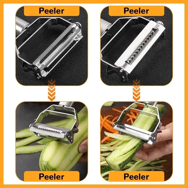 Multi-functional Stainless Steel Food Peeler