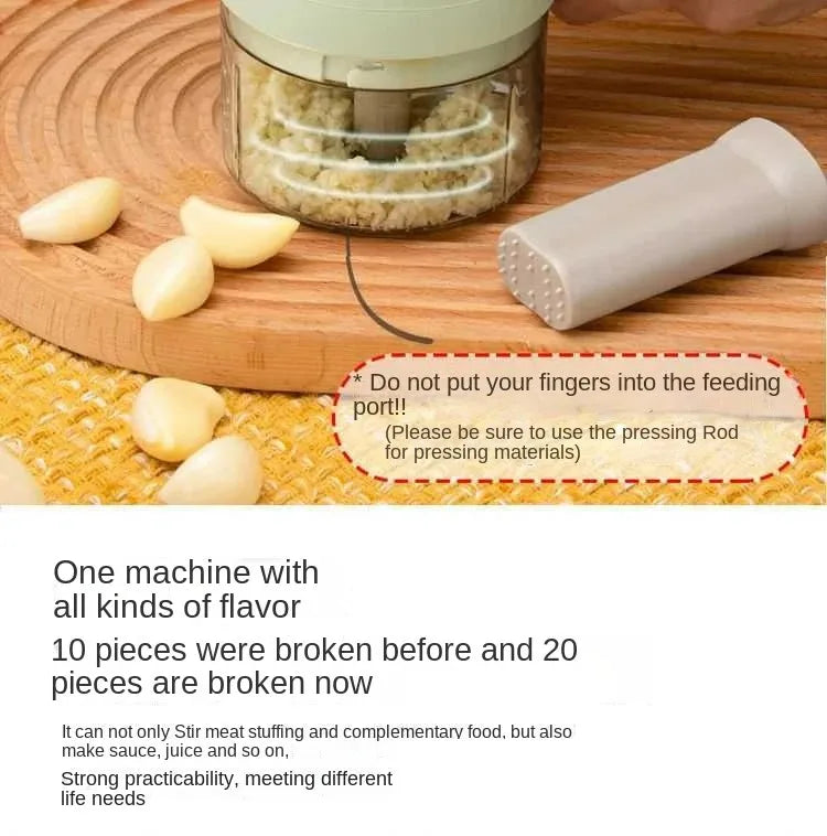 4 In 1  Electric Vegetable Cutter