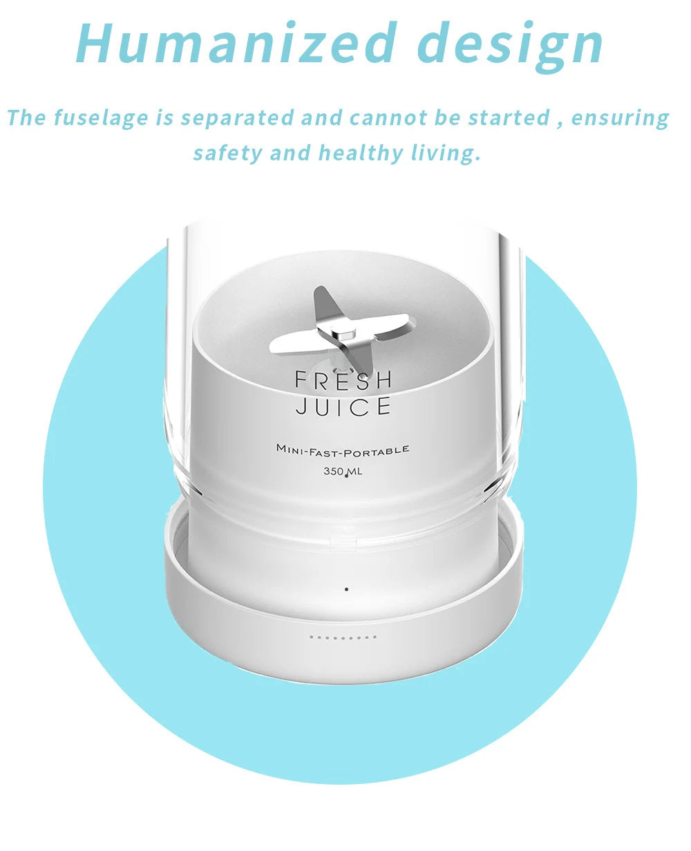 Electric Portable Rechargeable Wireless Juicer
