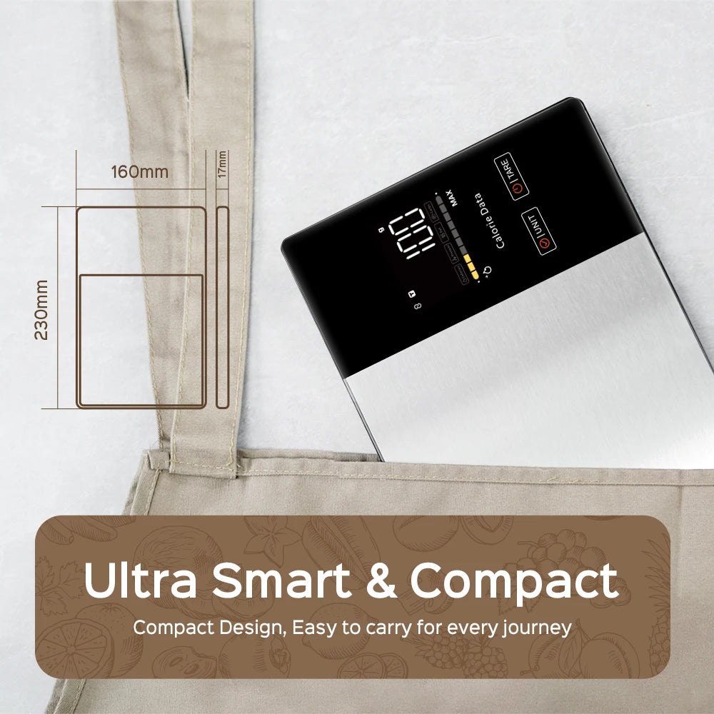 Food Weighing Scale With Nutritional Calculator
