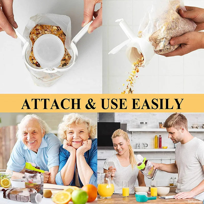 Food Bag Sealing Lid Cap Clip
