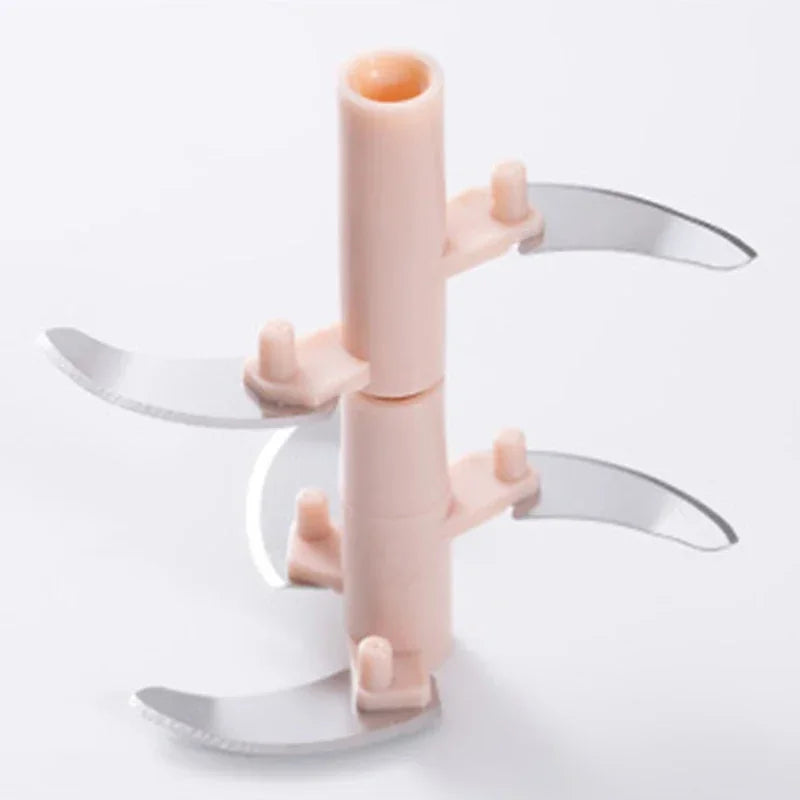 Garlic Chopper Manual Rotate Vegetable Cutter