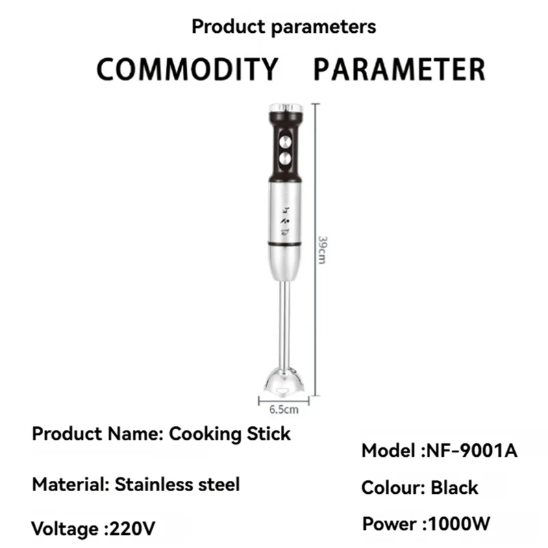 Hand Blender Electric Food Processor