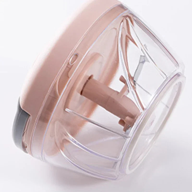 Garlic Chopper Manual Rotate Vegetable Cutter