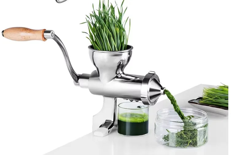 Stainless Steel Manual Wheatgrass Hand Fruit Juicer