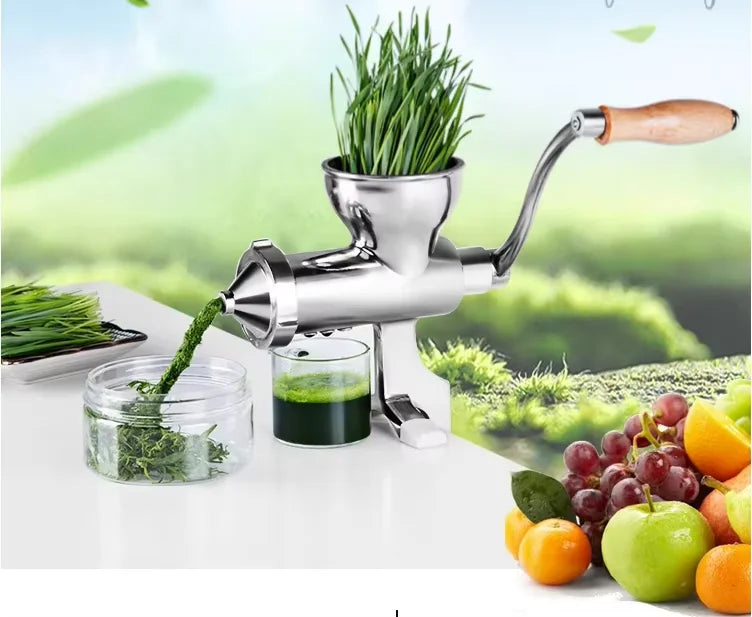 Stainless Steel Manual Wheatgrass Hand Fruit Juicer