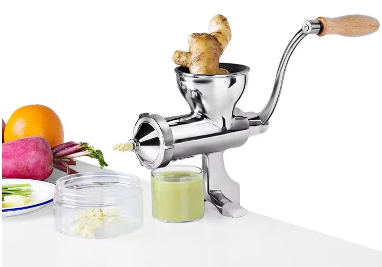Stainless Steel Manual Wheatgrass Hand Fruit Juicer
