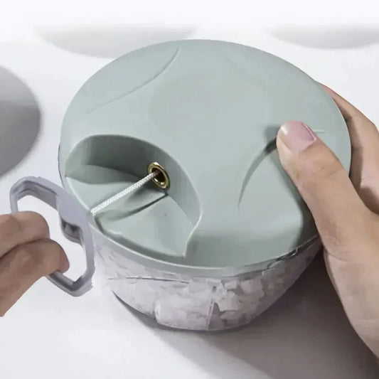 Garlic Chopper Manual Rotate Vegetable Cutter